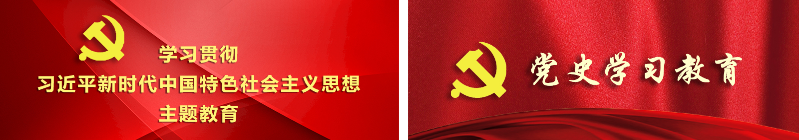 学习贯彻习近平新时代中国特色社会主义思想主题教育+党史学习教育